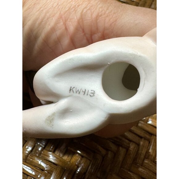 Vintage Kewpie Blue Wing Baby Figurines Set Of 2 Porcelain Collectibles - Picture 7 of 10